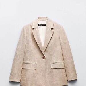 Zara Women's Beige Blazer NWT